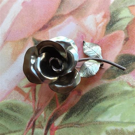 Giovanni Rose Brooch Etsy