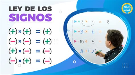 Ley De Los Signos Para Multiplicar Y Dividir N Meros Positivos Y