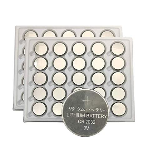 MJKAA CR2032 3V 2032 Lithium Button Cell Battery 50 Count Walmart