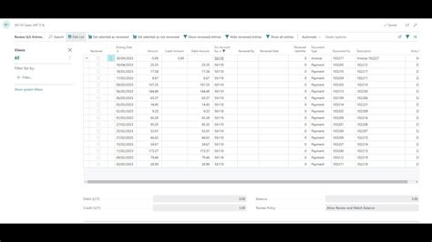 Review General Ledger Accounts In Business Central Wave