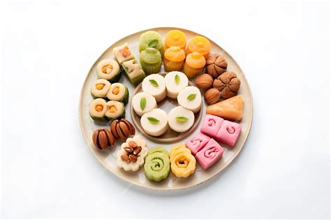 Premium AI Image | Top view of a plate of traditional Indian sweets for Diwali celebrations