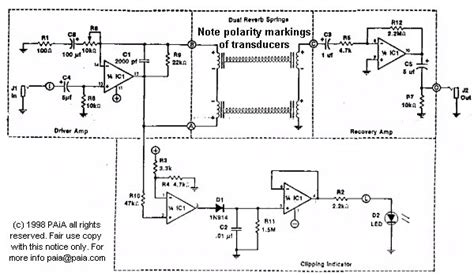 Spring Reverb Driver Schematic Reverb Spring Diy Mic Build C