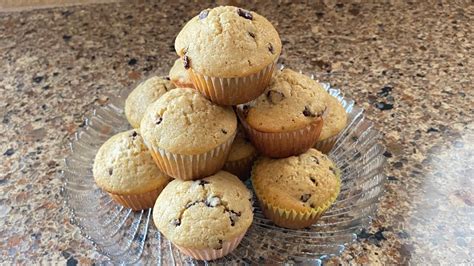 Easy Chocolate Chip Muffin Recipe Youtube