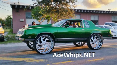 Ace 1 Candy Green Oldsmobile Cutlass On Brushed 30 Girare Forgiatos