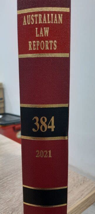 Australian Law Reports Volume 384 2021 Books N Bobs