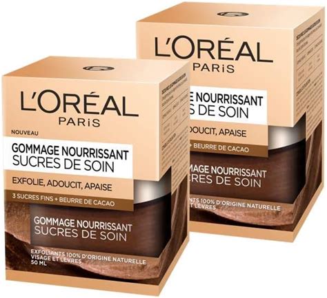 L Oréal Paris Sucres de Soin Gommage Purifiant 50 ml Lot de 2