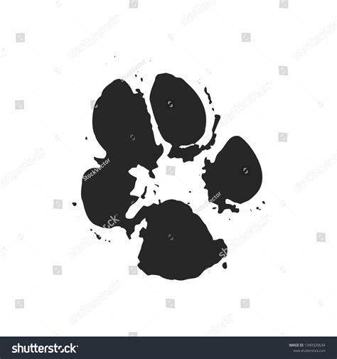 Digital Paw Print Images Stock Photos Vectors Shutterstock