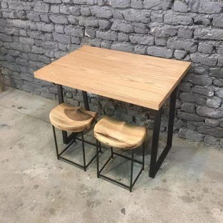 Mini Yemek Masas Retro Wooden L Ev Ve Cafe Dekorasyon