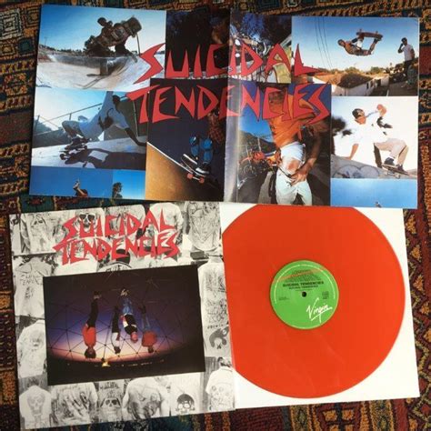 Suicidal Tendencies Debut Album Aussie Red Vinyl Lp W