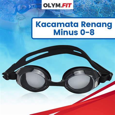 Jual Kacamata Renang Minus Dewasa Anti Fog Uv Protection Anti