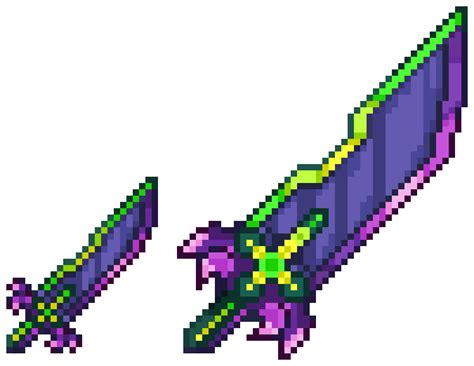 Redesigning/Detailing Objects #3: True Night's Edge : Terraria