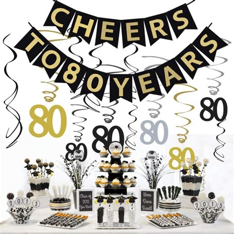 1001+ 80th birthday party ideas to get the celebrations started