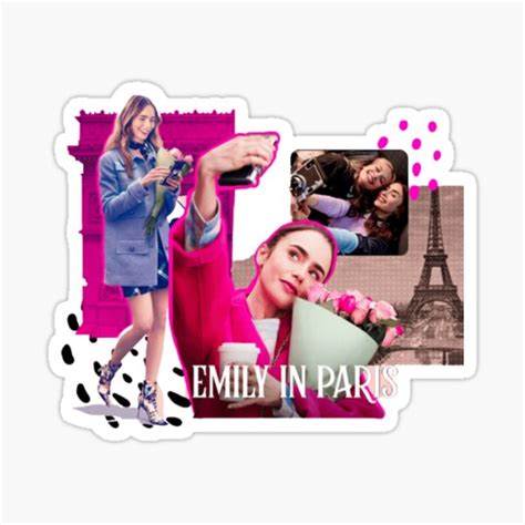 Emily In Paris Sticker For Sale By Guilteebys Redbubble