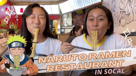 Naruto Themed Ramen Restaurant In Southern California With Fellow Anime