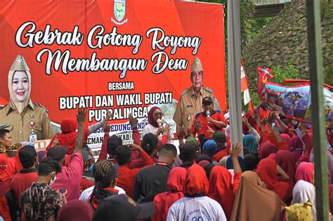 Gebrak Perdana Bupati Dan Wabup Gelorakan Kembali Semangat Gotong