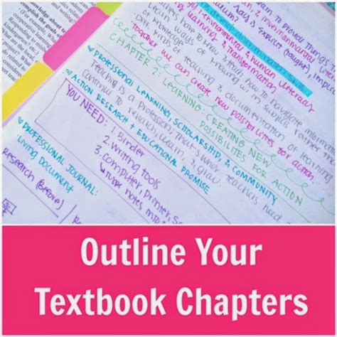 Organized Charm Outline Your Textbook Chapters