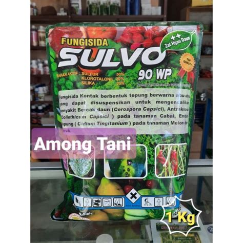 Jual Fungisida Sulvo Wp Kg Anti Jamur Untuk Cabe Anti Pathek Anti