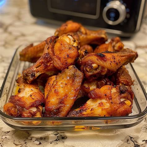 Crispy Air Fryer Chicken Wings Recipe Made At Home Little Healthy Life