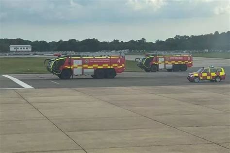 Gatwick Airport Closed As Fire Engines Seen And Flights Delayed Due To