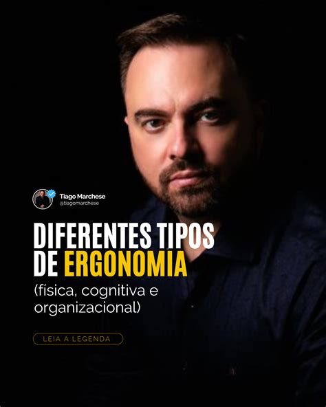 Diferentes Tipos De Ergonomia Física Cognitiva E Organizacional Dr