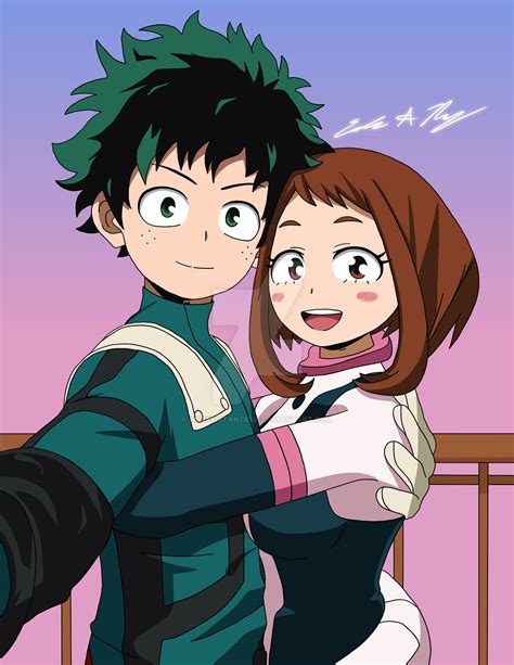 My Hero Academia: Deku and Uraraka (Dekuraka) by MrResistance101 on ...