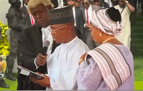 Photos Ododo Sworn In As Kogi Governor Vanguard News