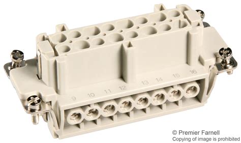 HE 016 F Te Connectivity Heavy Duty Connector HDC Series Insert