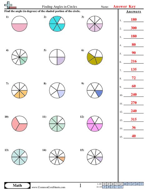 Circles Unit Geometry Unit Lindsay Bowden Worksheets Library