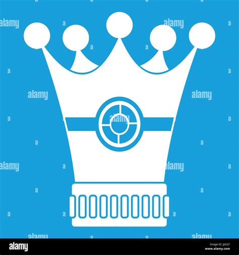 Medieval Crown Icon White Stock Vector Image And Art Alamy