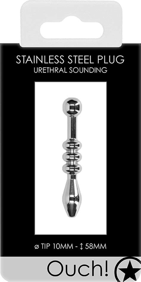 Urethral Sounding Metal Plug 10mm Urethral Toys