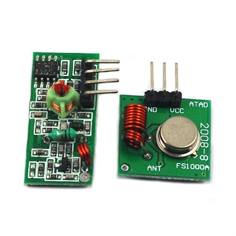 MÓDULO RF 433 MHZ EMISOR Y RECEPTOR Tettsa Tienda