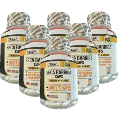 Seca Barriga Caps 60 cápsulas 500mg kit 6 potes em Promoção