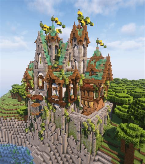 Small castle I built : r/Minecraftbuilds