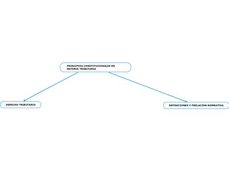 Principios Constitucionales En Materia Tri Mind Map