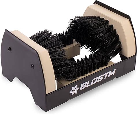 Blostm Boot Cleaner Outdoor Boot Brush Mud Remover Metal Floor