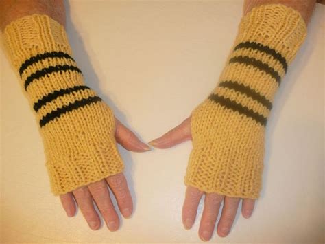 Gants sans doigts inspirés de Harry Potter chauffe poignets couleurs