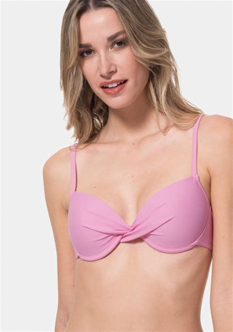 Sujetador De Bikini Liso De Mujer Tex Las Mejores Ofertas En Moda