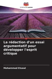 La R Daction D Un Essai Argumentatif Pour D Velopper L Esprit Critique