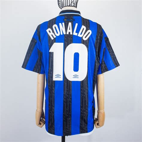 INTER HOME JERSEY UMBRO RONALDO N10