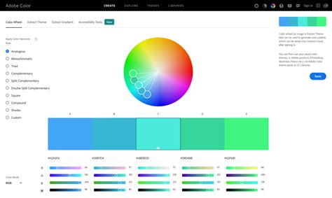 Adobe Color - A color palette generator | Resource.fyi