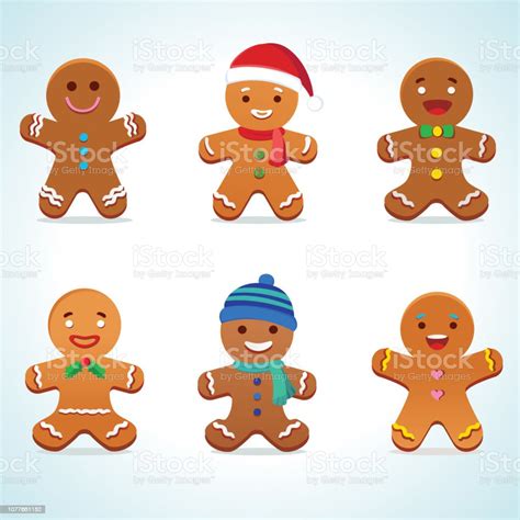 Gingerbread Man Vector Stock Illustration Download Image Now