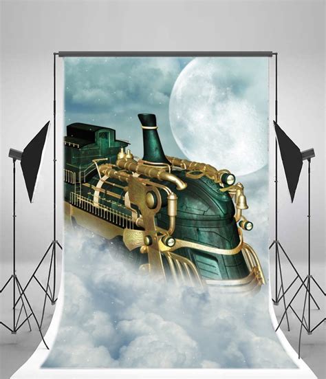 HelloDecor Fantasy Steampunk Backdrop 5x7ft Photography Backdrop