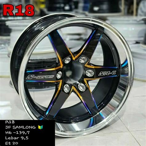 Jual Velg Flow Forming Jf Samlong Ring Lebar Et Untuk Pajero