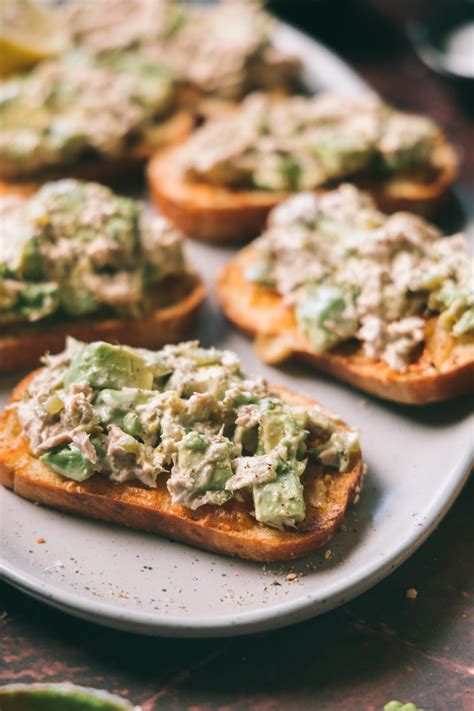 Tuna Avocado Toast Playful Cooking