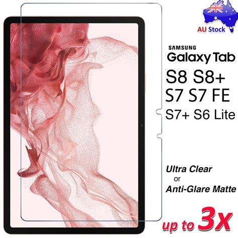 Premium Clear Or Matte Screen Protector For Samsung Galaxy Tab S9 Fe S8 S7 Fe S6 Ebay