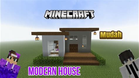 Tutorial Minecraft Cara Membuat Rumah Modern YouTube