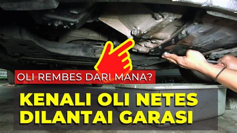 Oli Rembes Di Mesin Mobil Sampai Netes Di Lantai Garasi Youtube