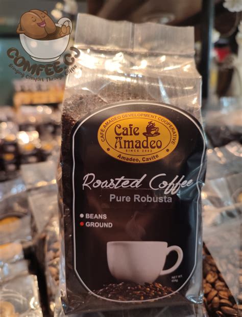 Pure Robusta Cafe Amadeo Coffee Grounds Or Beans Lazada PH