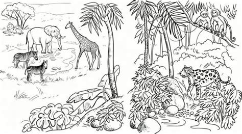 Desenhos de Animais da Amazônia para Colorir e Imprimir ColorirOnline