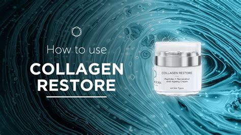 How To Use Cellderma Collagen Restore Anti Ageing Cream Youtube